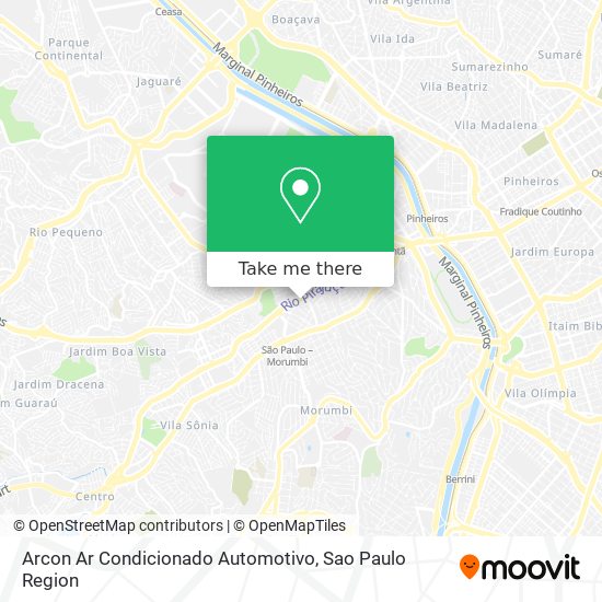 Arcon Ar Condicionado Automotivo map