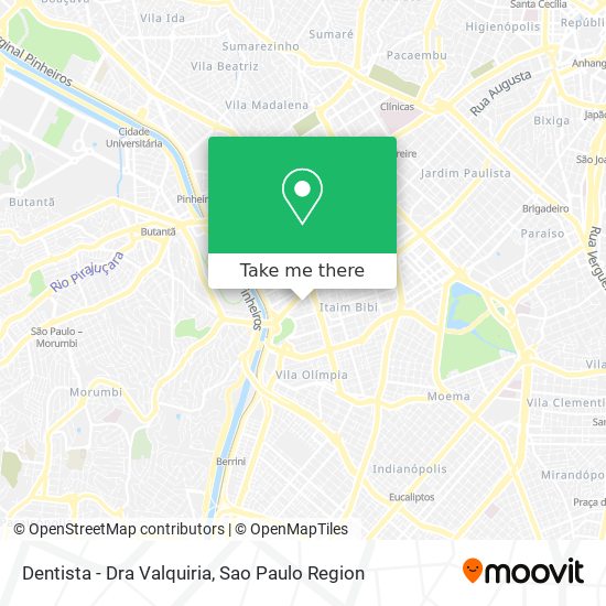 Mapa Dentista - Dra Valquiria
