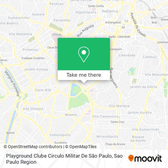 Playground Clube Circulo Militar De São Paulo map