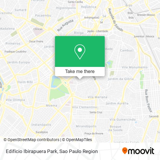 Edifício Ibirapuera Park map