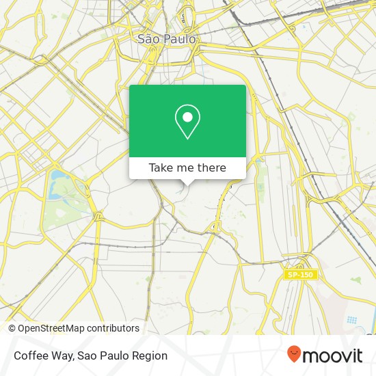 Coffee Way map