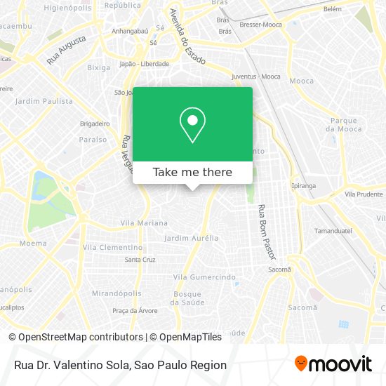 Rua Dr. Valentino Sola map