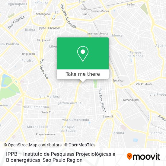 Mapa IPPB – Instituto de Pesquisas Projeciológicas e Bioenergéticas