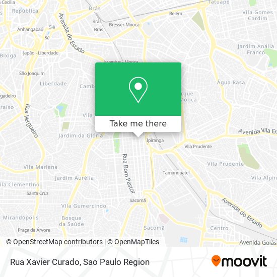 Rua Xavier Curado map