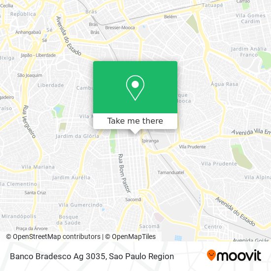 Mapa Banco Bradesco Ag 3035