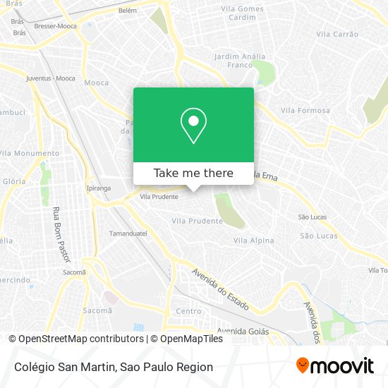 Mapa Colégio San Martin