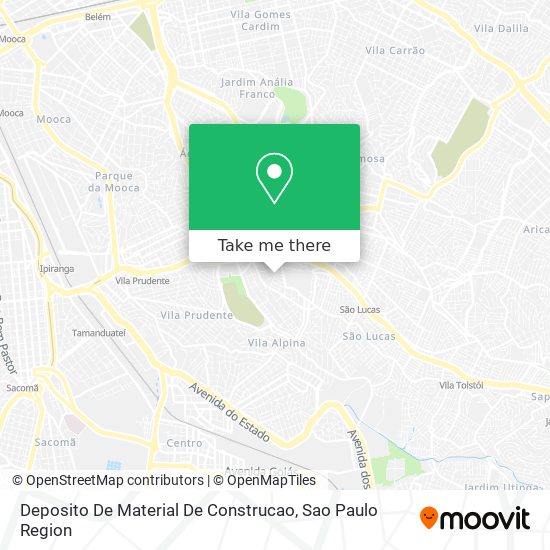 Deposito De Material De Construcao map