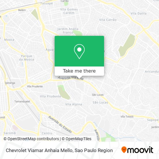 Chevrolet Viamar Anhaia Mello map