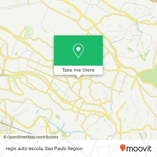 Mapa regis auto escola