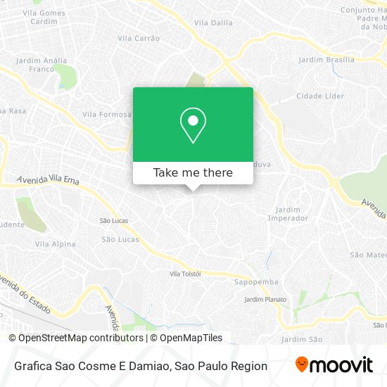 Grafica Sao Cosme E Damiao map