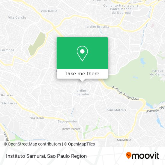 Instituto Samurai map