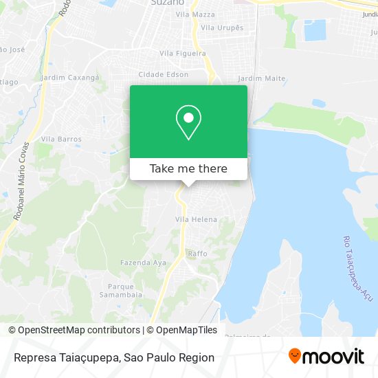 Represa Taiaçupepa map