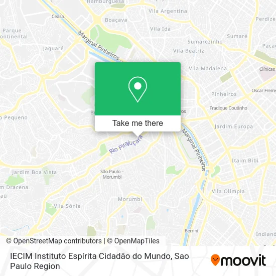IECIM Instituto Espírita Cidadão do Mundo map
