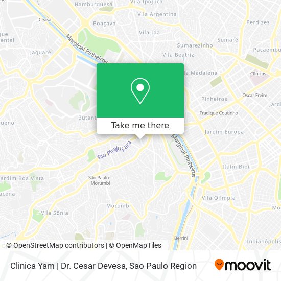 Clinica Yam | Dr. Cesar Devesa map