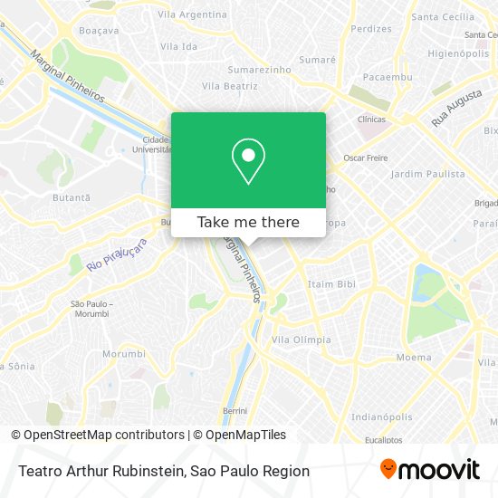 Teatro Arthur Rubinstein map