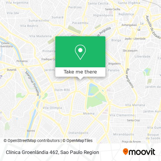 Clínica Groenlândia 462 map