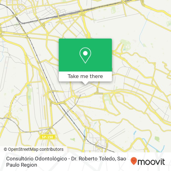 Consultório Odontológico -  Dr. Roberto Toledo map