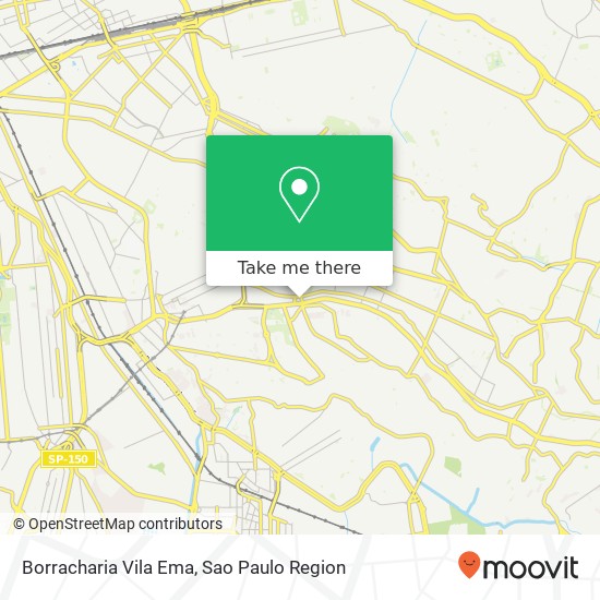 Borracharia Vila Ema map
