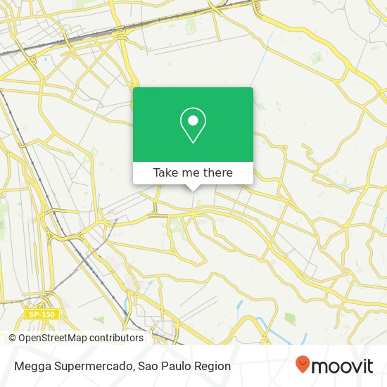 Mapa Megga Supermercado