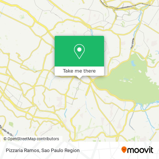 Mapa Pizzaria Ramos