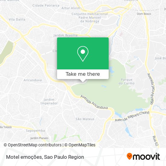 Motel emoções map