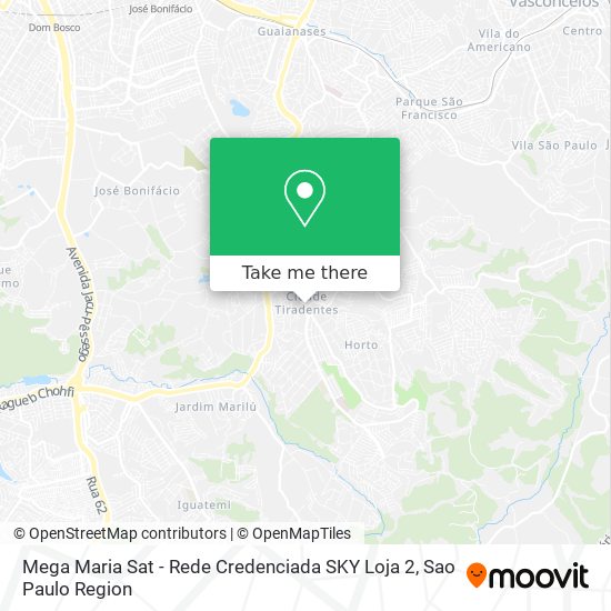 Mega Maria Sat - Rede Credenciada SKY Loja 2 map