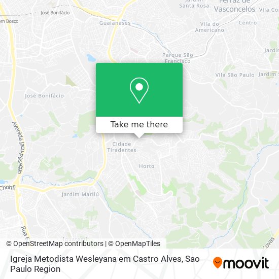 Igreja Metodista Wesleyana em Castro Alves map