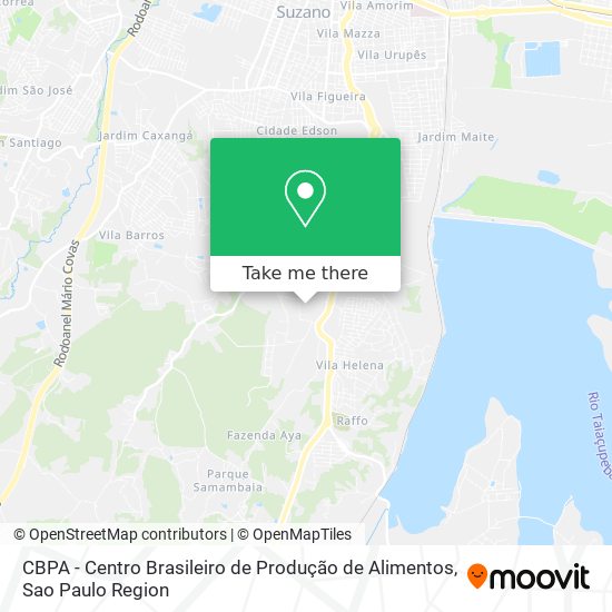 CBPA - Centro Brasileiro de Produção de Alimentos map