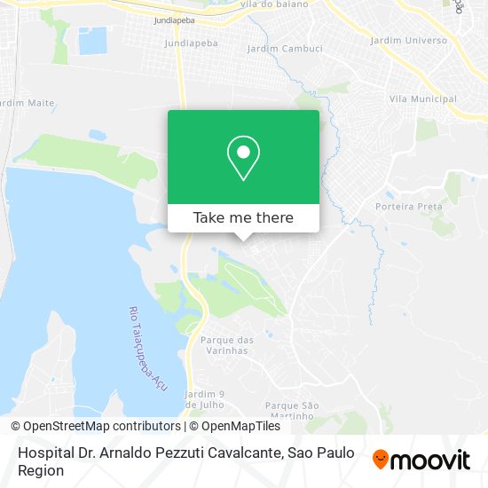 Hospital Dr. Arnaldo Pezzuti Cavalcante map