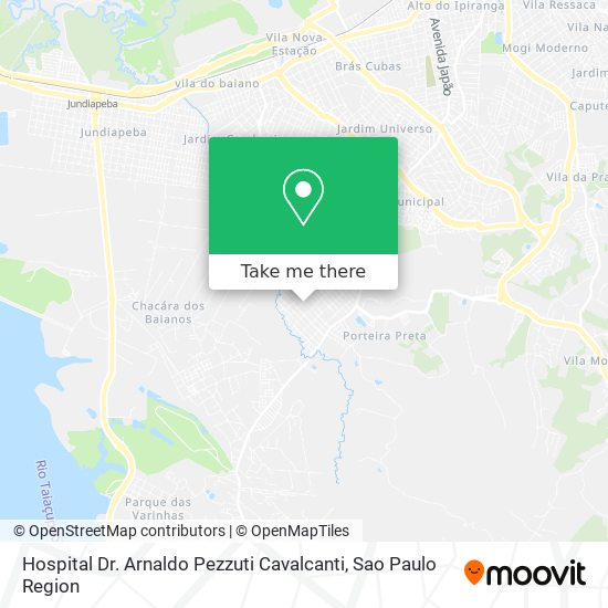 Hospital Dr. Arnaldo Pezzuti Cavalcanti map