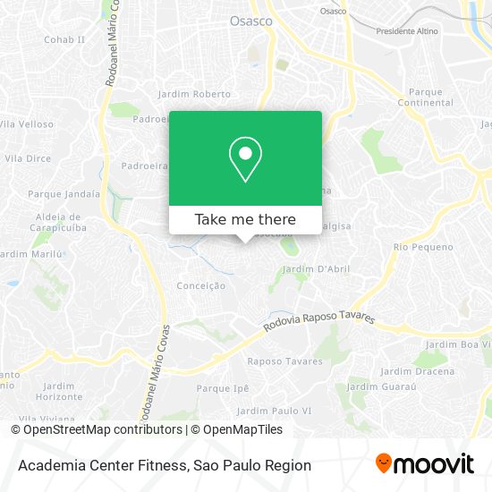 Academia Center Fitness map