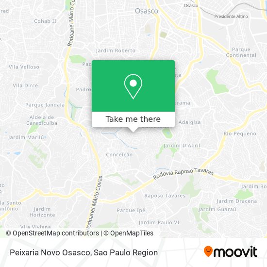 Peixaria Novo Osasco map