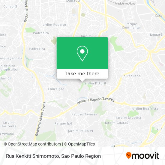 Rua Kenkiti Shimomoto map