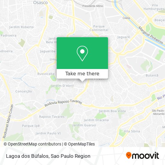 Lagoa dos Búfalos map