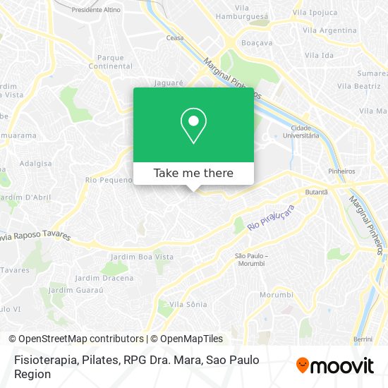 Fisioterapia, Pilates, RPG Dra. Mara map