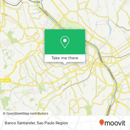 Banco Santander map