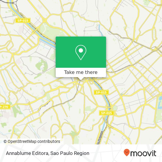 Annablume Editora map