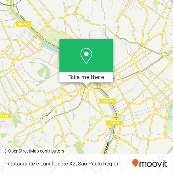 Restaurante e Lanchonete X2 map