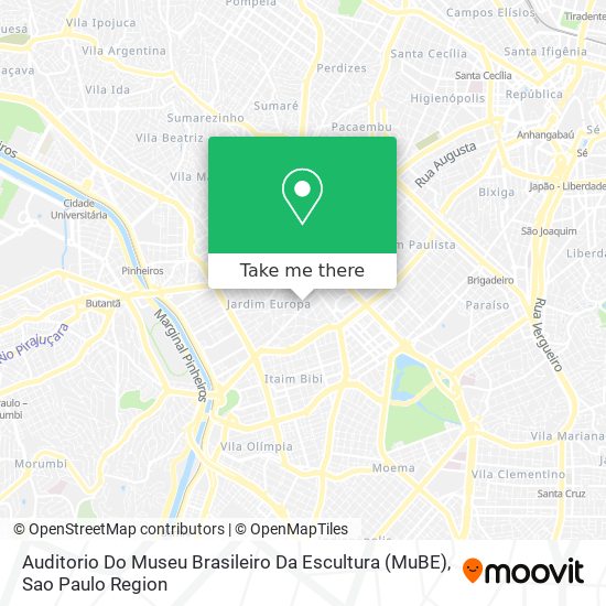 Auditorio Do Museu Brasileiro Da Escultura (MuBE) map