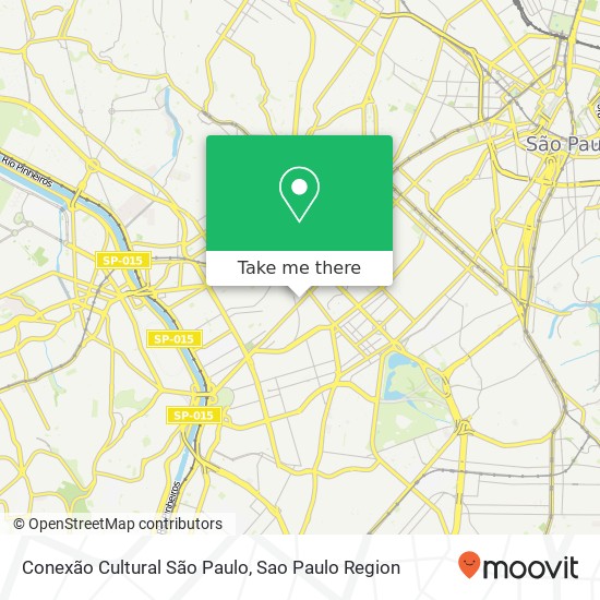 Conexão Cultural São Paulo map