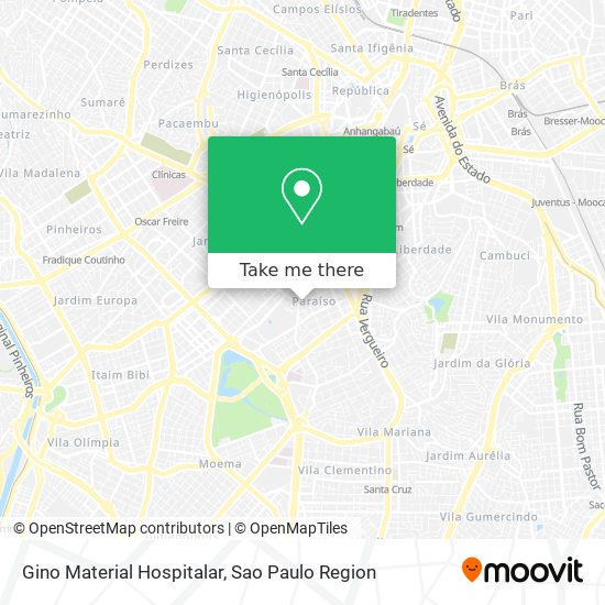 Gino Material Hospitalar map