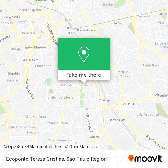 Ecoponto Tereza Cristina map