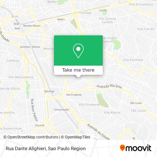Rua Dante Alighieri map