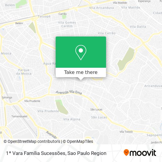 1ª Vara Família Sucessões map