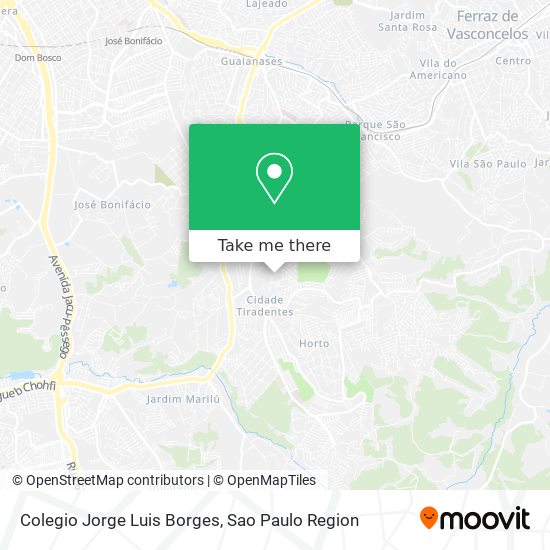 Colegio Jorge Luis Borges map