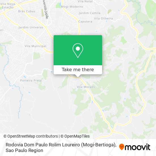 Rodovia Dom Paulo Rolim Loureiro (Mogi-Bertioga) map