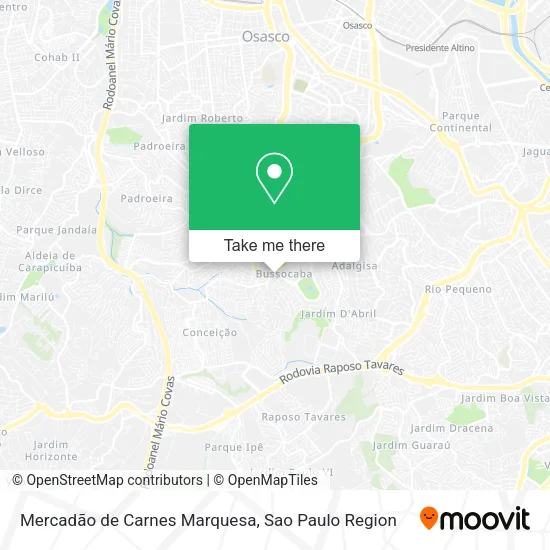 Mercadão de Carnes Marquesa map