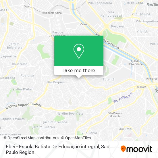 Ebei - Escola Batista De Educação intregral map