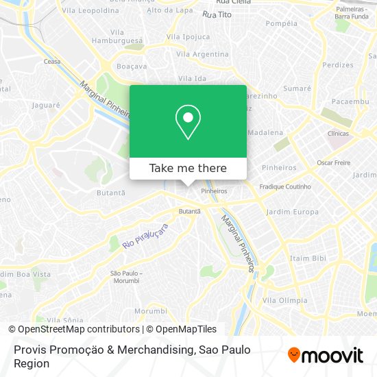 Provis Promoçäo & Merchandising map