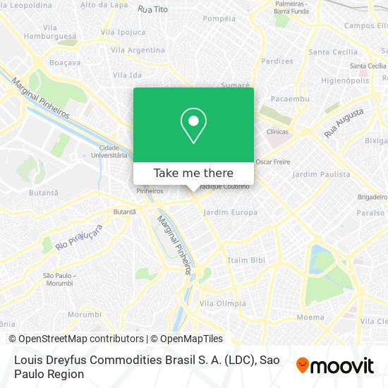 Louis Dreyfus Commodities Brasil S. A. (LDC) map